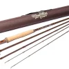 Moonshine Rod Co. Fly Fishing Rod with Carrying Case and Extra Rod Tip Section, Slow-Medium-Fast Action