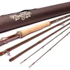 Moonshine Rod Co. Fly Fishing Rod with Carrying Case and Extra Rod Tip Section, Slow-Medium-Fast Action