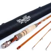 Moonshine Rod Co. Fly Fishing Rod with Carrying Case and Extra Rod Tip Section, Slow-Medium-Fast Action