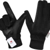 MOREOK Winter Gloves for Men/Women -10�F 3M Thinsulate Warm Touch Screen Snow Ski Bicycle Bike Gloves for Driving/Cycling/Running/Hiking