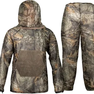 Mosquito Net Suit Camo Hunting Mesh Suit Bug Net Clothing with Hood for Outdoor Protection No-See-Ums Garden Camping