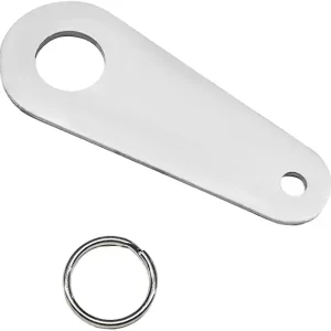 Motorcycle Bell Hanger, Good Luck Riding Motor Hanger with Split Ring, Metal Biker Bell Hanger Fits for Most Bells (Silver, Style B)