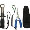 Muti-Function Fishing Pliers kit, Fish Lip Gripper. Hook Remover Fishing Gear and Equipment with Lanyard, Line Cutter. Fishing Tools Set for Fly and Ice Fishing.