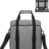 Muzale Starlink Mini Case for Starlink Mini Dish Kit Travel Carry Bag with Shoulder Straps Handle Portable Carrying Bag with Cotton Liner for Accessories Cables Grey