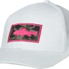 Navigator Fishing Hat with Camo Patch and Amercian Flag Patch - Trucker Hat Mesh Back Adjustable Baseball Cap