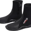 Neoprene Dive Boots Men Women, Surf Booties Scuba Diving Boots 5MM, Wetsuit Booties Scuba Shoes with Anti-Slip Premium Rubber Sole for Sailing Snorkeling Boating