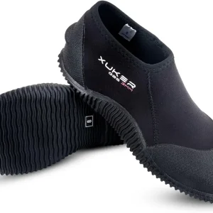 Neoprene Diving Boots Men Women 3mm Wetsuit Booties GBS Water Shoes with Anti-Slip Sole Sand Beach Shoes for Scuba Diving Snorkeling Rafting, Windsurfing