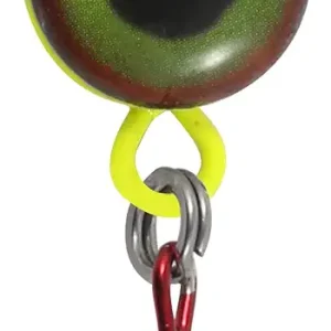 Northland Fishing Tackle Eye Ball Ice Fishing Spoon, Baitfish Imitating Lure for Jigging Walleye, Perch, Crappie & More, Assorted Sizes & Colors