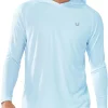 NORTHYARD Men's UPF 50+ Hoodie Shirts Long Sleeve Sun Protection Fishing Swim Lightweight UV Running Rash Guard Quick Dry