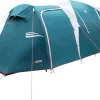 NTK Arizona GT 9 to 10 Person Tent for Family Camping | 17.4 x 8 ft Camping Tent with 2 Rooms, 2 Doors, 100% Waterproof Dome & Breathable Mesh | Outdoor | 2500 mm Warm & Cold Weather Family Tent.