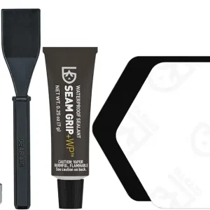 Nylon Tent and Sleeping Pad Repair Kit, includes repair patches and Seam Grip WP glue, .25oz (10591)