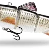 ods lure Robotic Swimming Lure USB Rechargeable LED Light 4-Segement Multi Jointed Swimbait Electric Bait Fishing Tackle