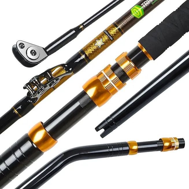 Offshore Trolling Rod Saltwater Big Game Boat Fishing Rod Heavy Duty Roller Rod