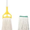 OFO Loop-End String Mop, Heavy Duty Commercial Industrial Mop with Extra Mop Head Replacement, 59 inch Handle for Floor Cleaning