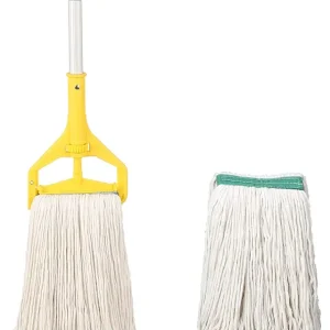 OFO Loop-End String Mop, Heavy Duty Commercial Industrial Mop with Extra Mop Head Replacement, 59 inch Handle for Floor Cleaning