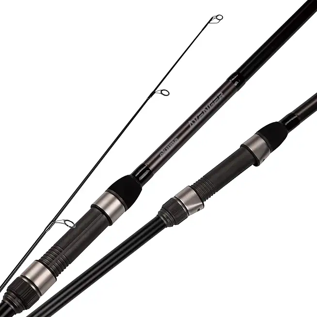 Okuma Avenger Carp 24 Ton Carbon Graphite Rod, AV-CA-1202MH, Black
