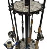 Old Cedar Outfitters Round Floor Rack for Fishing Rods and Reels, Holds up to 15 Rod and Reel Combos