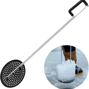 One-Shot Ice Skimmer-Pro Edition - Ice Fishing Skimmer - Ice Fishing Hole Scoop - Ice Fishing Gear & Accessories - Fishing Tool - Fishing Gear