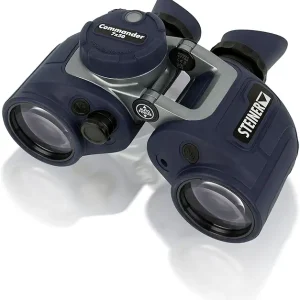Optics Marine Commander 7x50 with Compass Professional Waterproof Binoculars, German Quality, Crystal Clear Images