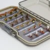 Outdoor Planet 24/26/ 36 Premium Fly Fishing Flies Assortment | Dry, Wet, Nymphs, Streamers, Wooly Buggers, Hopper, Caddis | Trout, Steelhead, Bass Fishing Lure Set
