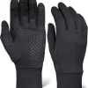 OutdoorEssentials Running Gloves - Touchscreen Men's Winter Gloves - Glove Liners - Hiking Gloves Cold Weather - Warm Gloves