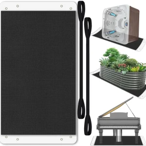 Oversized Multi-Purpose Drag Sled Yard Drag Mat with Pull Cables Spa Sled Mover Makes Moving Hot Tubs Piano Deer Heavy Furniture and Other Large Items in Garden, Lawn or Farm 40" X 110"