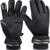 OZERO Waterproof Winter Gloves Men Women -30 ? Cold Proof Touchscreen Anti Slip Silicon Palm - Heated Glove Thermal for Driving Cycling Motorcycle in Cold Weather Warmest Gifts for Dad