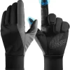 OZERO Winter Touchscreen Gloves for Men: Warm Running Gloves Windproof Water Resistant - Lightweight Thermal Glove for Hiking Cycling Driving