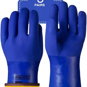 PACIFIC PPE 3 Pairs Thermal Insulated Freezer Gloves for Men and Women, Cold Weather, Chemical & Oil Resistant, Chemical Resistant Gloves, X-Large