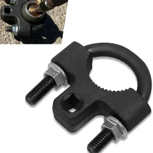 Pack-1 Multi-function Car Inner Tie Rod Installation Wrench Replacement, Waterproof Adjustable Metal Vehicle Wrench Tool, Universal Automotive Tie Rod Installation Accessories (Black)