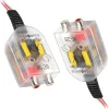 Pack-2 Car CD Player High to Low Modified Harness, Speaker Output to RCA Line Control Audio Signal Adapter, High Frequency to Low Frequency Output Converter, Universal for Cars (Transparent)