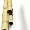 Pack of 3 Bamboo Sticks - 6 Feet Long Natural Thick Bamboo Poles - 1.5 in Diameter - Garden Stakes (Beige)