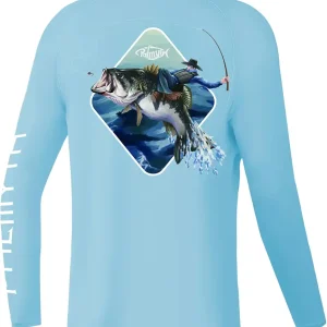 Palmyth Boys Fishing Shirt Youth Long Sleeve T-Shirt UPF 50+ Sun Protection