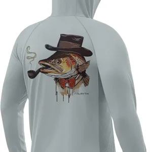Palmyth Fishing Hoodie for Men Long Sleeve Sun Protection UV UPF 50+ Shirts