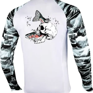 Palmyth Fishing Shirt for Men Long Sleeve Sun Protection UV UPF 50+ T-Shirts with Pocket