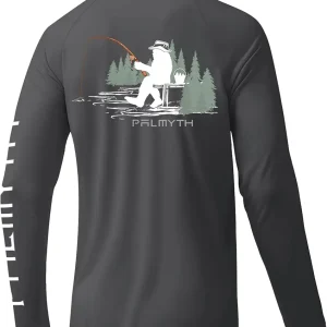 Palmyth Fishing Shirts for Men Long Sleeve UPF 50+ T Shirt Sun Protection Tee