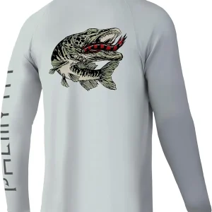 Palmyth Fishing Shirts for Men Long Sleeve UPF 50+ T Shirt Sun Protection Tee