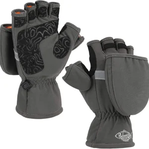 Palmyth Ice Fishing Gloves Convertible Mittens Flip Fingerless Mitt with Thinsulate 3M Warm for Cold Weather and Winter Men Women Photography Running Camera