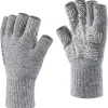 Palmyth Wool Fingerless Fishing Gloves - Warm for Men & Women: Cold Weather Fly Fishing, Ice Fishing, Photography & Hunting