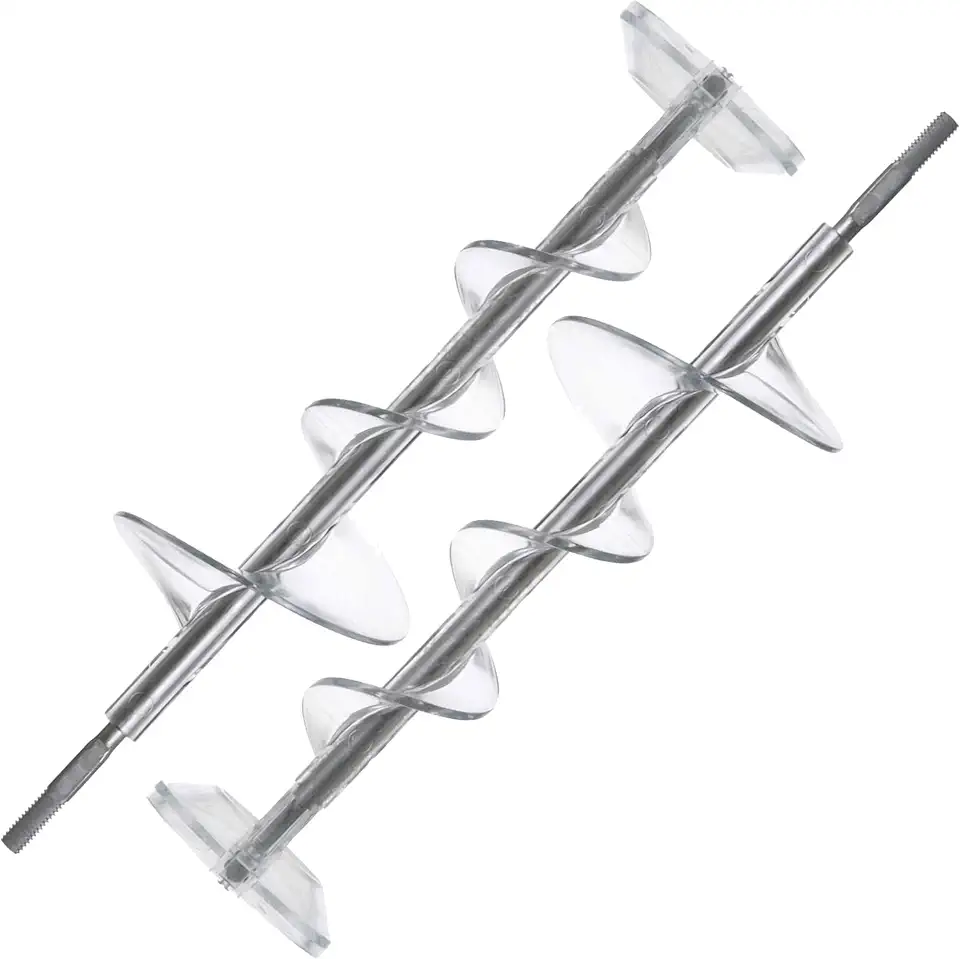 PartsBroz WR17X11705 Ice Dispenser Auger (2-Pack) - Compatible With General Electric Hotpoint Refrigerator - Replaces AP3672963 1042091 AH964350 EA964350 PS964350 WR17X11305
