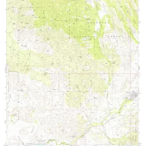 Patagonia AZ topo map, 1:24000 Scale, 7.5 X 7.5 Minute, Historical, 1981, Updated 1981, 26.9 x 22 in