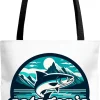Patagonia Fishing Tote Bag for Women Men Casual Tote Bag Cloth Canvas Shopping Bags with Handles Cute Bags Everyday Use 16" x 16" Aesthetic Gift ID44998