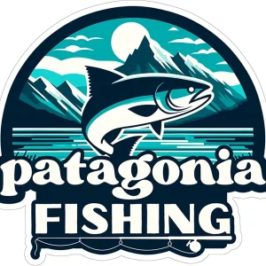 Patagonia FishingSport Sticker 4 Inch - Waterproof Vinyl Decal for Laptop Water Bottle Car Tumbler - Durable Aesthetic Long-Lasting Stickers for Adults ID44990