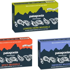 Patagonia Provisions Mussels 3-Piece Bundle | Responsibly Sourced in Spain | 16g-18g Protein & Gluten Free | 4.2 Ounce (Pack of 3)