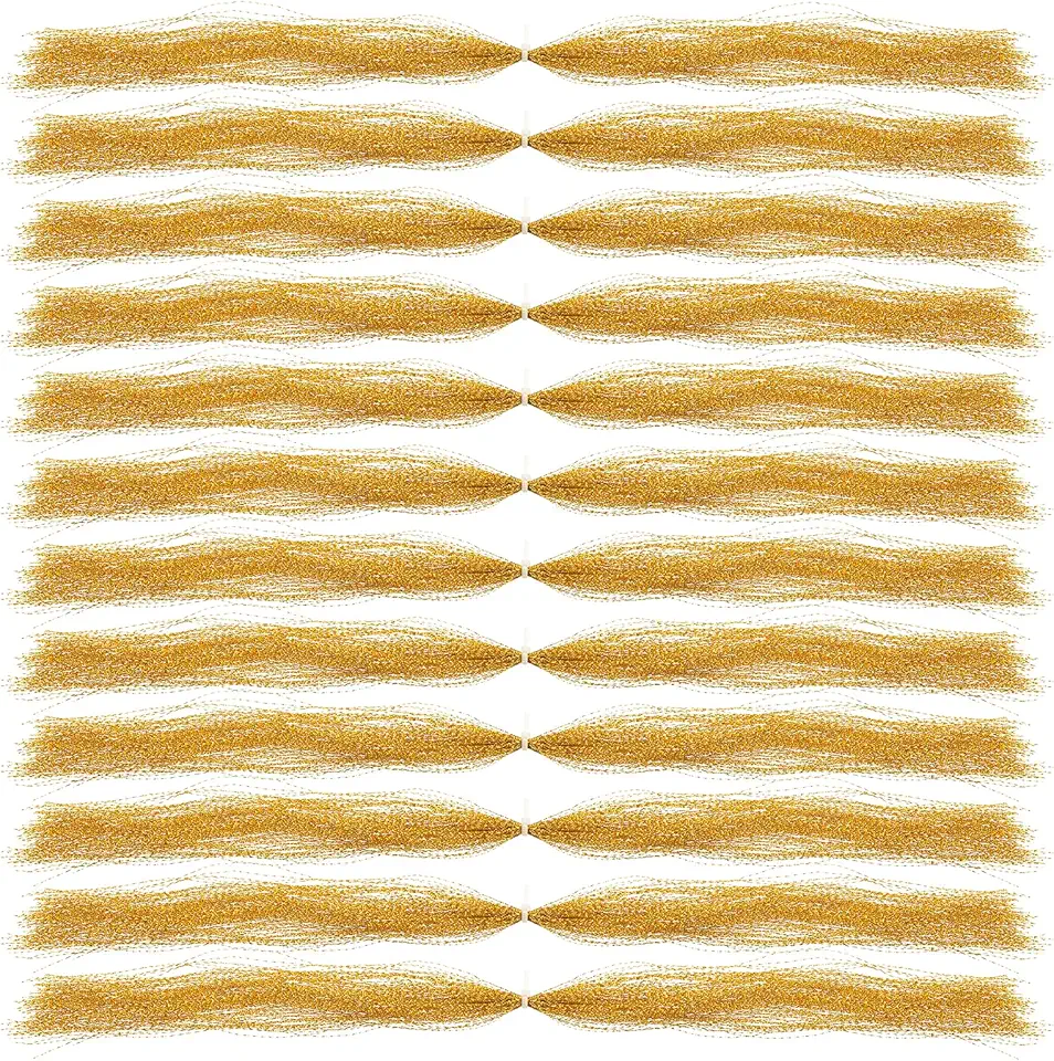 PATIKIL Crystal Flash Fly Fishing Line Fly Tying Material, Dry Flies Decorating Accessories for Making Fishing Hook Lure Flies