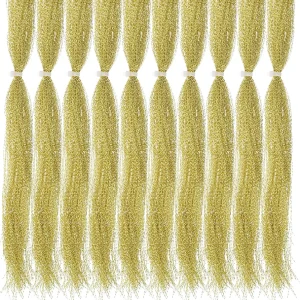 PATIKIL Crystal Flash Fly Fishing Line, Sparkle Fly Tying Material Kit Holographic Dry Flies Thread Supplies