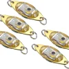 PATIKIL LED Fishing Lure Light Deep Drop Fishing Light LED Spoon Underwater Fishing Lights Lighted Bait Flasher Trolling Lures Rig