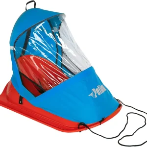 Pelican - Baby Sled Deluxe with Weather Shield, Toddler Sled for Snow, Kids Sled, Durable Sled for Winter Sledding - Children's Ages up to 24 Months
