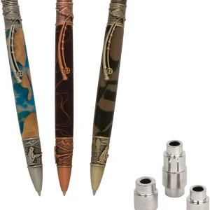 Penn State Industries PKFLYSS Fly Fishing Twist Ballpoint Pen Kit Starter Package Woodturning Project