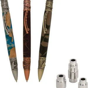 Penn State Industries PKFLYSS Fly Fishing Twist Ballpoint Pen Kit Starter Package Woodturning Project